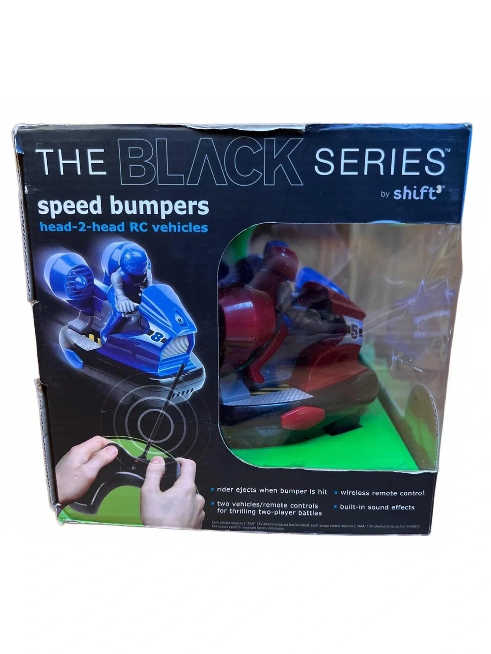 The Black Series Speed Bumpers Head-2-Head RC Vehicles - 2 Player Action
